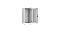NIKOMAX (TLK) Напольный шкаф TFI-246060-GMMM-R-GY 24U, Ш600хГ600, стеклянная дверь, металлические стенки, металлическая дверь, серый