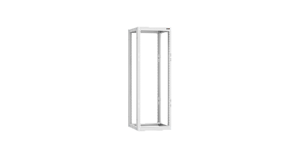 NIKOMAX (TLK) Стойка монтажная TRK-335510-R-GY 33U, Ш550хГ600-1000, двухрамная, раздвижная, серая