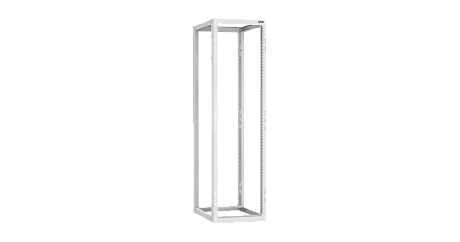 NIKOMAX (TLK) Стойка монтажная TRK-425510-R-GY 42U, Ш550хГ600-1000, двухрамная, раздвижная, серая
