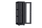 NIKOMAX (TLK) Напольный шкаф TFA-426080-GMMM-R-BK 42U, Ш600хГ800, стеклянная дверь, металлические стенки, металлическая дверь, черный