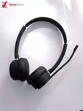 VoiceXpert VXH-1000D-BTD — Bluetooth-гарнитура для офиса, шумоподавление микрофона, 2 динамика, адаптер USB-A/Bluetooth VoiceXpert VXH-1000D-BTD — Bluetooth-гарнитура для офиса, шумоподавление микрофона, 2 динамика, адаптер USB-A/Bluetooth