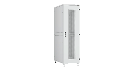 NIKOMAX (TLK) Напольный шкаф TFI-426010-PHPH-R-GY 42U, Ш600хГ1000, перфорированная дверь, двухуровневые металлические стенки, перфорированная дверь, серый