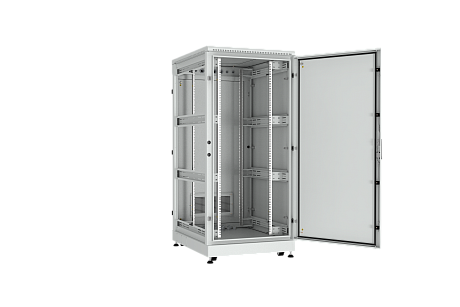 NIKOMAX (TLK) Шкаф напольный TFM-338010-MMMM-GY 33U, Ш800хГ1000, IP54, цельнометаллический, серый