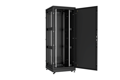 NIKOMAX (TLK) Шкаф напольный TFM-428080-MMMM-BK 42U, Ш800хГ800, IP54, цельнометаллический, черный NIKOMAX (TLK) Шкаф напольный TFM-428080-MMMM-BK 42U, Ш800хГ800, IP54, цельнометаллический, черный