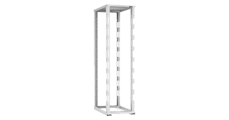 NIKOMAX (TLK) Стойка монтажная TRD-476010-R-GY 47U, Ш600хГ1000, двухрамная, с крышей, серая NIKOMAX (TLK) Стойка монтажная TRD-476010-R-GY 47U, Ш600хГ1000, двухрамная, с крышей, серая