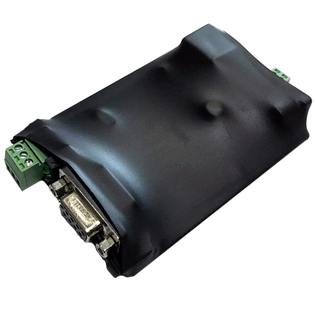 Конвертер интерфейсов RS232/RS485 - Ethernet, без БП, в термоусадке, доп. питание, S232-410S