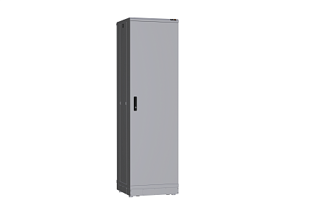 NIKOMAX (TLK) Напольный шкаф TFR-426060-MMMM-R2-GY 42U, Ш600хГ600, металлическая дверь, металлические стенки, металлическая дверь, серый