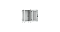 NIKOMAX (TLK) Напольный шкаф TFI-186060-GMMM-R-GY 18U, Ш600хГ600, стеклянная дверь, металлические стенки, металлическая дверь, серый