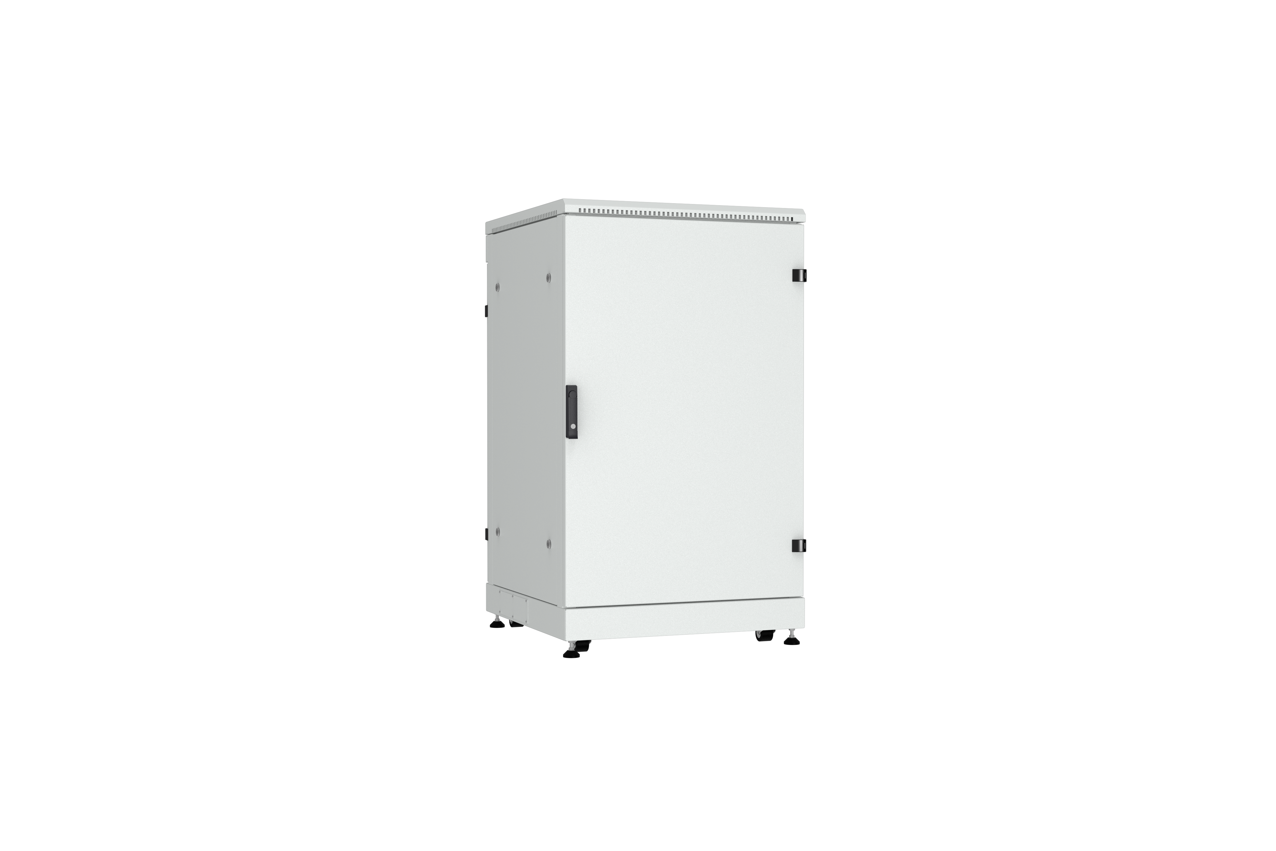 NIKOMAX (TLK) Шкаф напольный TFM-248080-MMMM-GY 24U, Ш800хГ800, IP54, цельнометаллический, серый