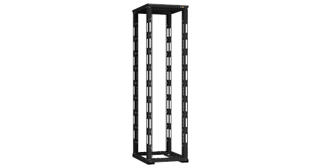 NIKOMAX (TLK) Стойка монтажная TRD-476080-R-BK 47U, Ш600хГ800, двухрамная, с крышей, черная NIKOMAX (TLK) Стойка монтажная TRD-476080-R-BK 47U, Ш600хГ800, двухрамная, с крышей, черная