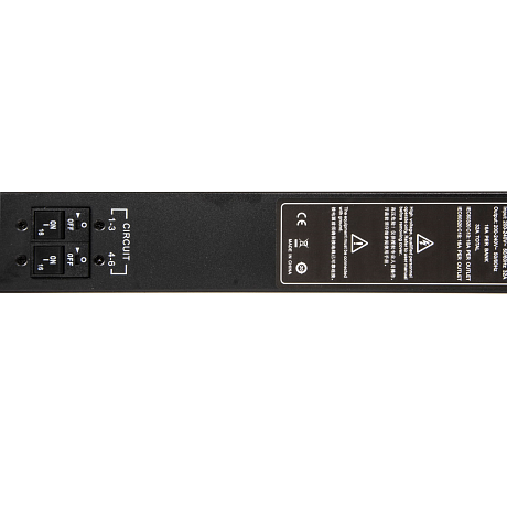 Блок розеток с функцией управления каждой розеткой серия STD, 36xC13, 6xC19, вход IEC60309 32A (2P+PE) Блок розеток с функцией управления каждой розеткой серия STD, 36xC13, 6xC19, вход IEC60309 32A (2P+PE)