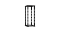 NIKOMAX (TLK) Стойка монтажная TRD-336080-R-BK 33U, Ш600хГ800, двухрамная, с крышей, черная