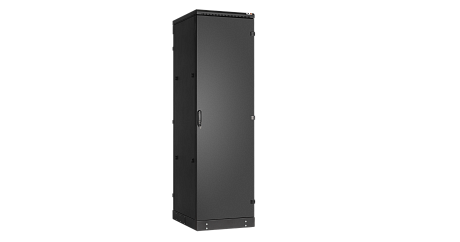 NIKOMAX (TLK) Напольный шкаф TFA-426080-MMMM-R-BK 42U, Ш600хГ800, металлическая дверь, металлические стенки, металлическая дверь, черный