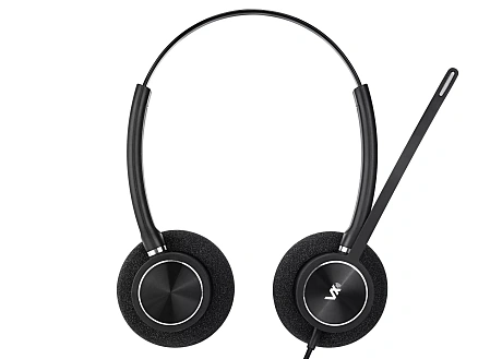 VoiceXpert VXH-300D — гарнитура для офиса (USB, регулировка громкости, Mute, 2 динамика), аналог Plantronics EncorePro 300
