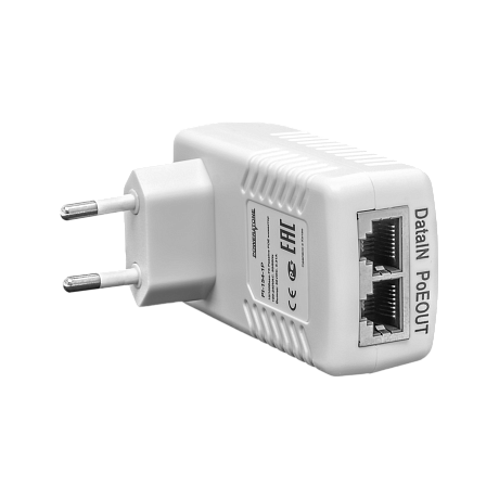 PoE инжектор неуправляемый PI-250-1P, 1x10/100BASE-TX 50В PoE passive, PoE бюджет 25Вт PoE инжектор неуправляемый PI-250-1P, 1x10/100BASE-TX 50В PoE passive, PoE бюджет 25Вт