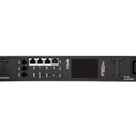 Блок розеток с функцией управления каждой розеткой серия STD, 36xC13, 6xC19, вход IEC60309 32A (2P+PE) Блок розеток с функцией управления каждой розеткой серия STD, 36xC13, 6xC19, вход IEC60309 32A (2P+PE)
