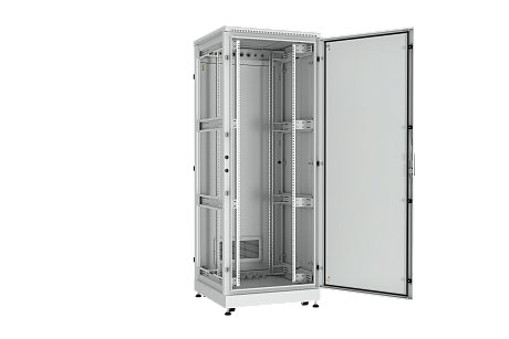 NIKOMAX (TLK) Шкаф напольный TFM-428080-MMMM-GY 42U, Ш800хГ800, IP54, цельнометаллический, серый