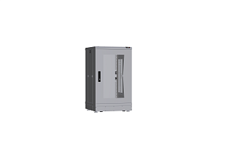 NIKOMAX (TLK) Напольный шкаф TFR-186060-GMMM-R2-GY 18U, Ш600хГ600, стеклянная дверь, металлические стенки, металлическая дверь, серый NIKOMAX (TLK) Напольный шкаф TFR-186060-GMMM-R2-GY 18U, Ш600хГ600, стеклянная дверь, металлические стенки, металлическая дверь, серый
