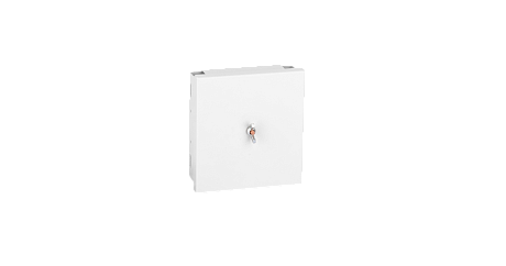 NIKOMAX NMF-WP04SCUS2-OP-ES-GY Оптический кросс настенный, укомплектованный на 4 порта SC/UPC, SM 9/125 OS2, полный комплект