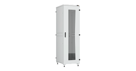 NIKOMAX (TLK) Напольный шкаф TFA-426080-GHMH-R-GY 42U, Ш600хГ800, стеклянная дверь, двухуровневые металлические стенки, металлическая дверь, серый NIKOMAX (TLK) Напольный шкаф TFA-426080-GHMH-R-GY 42U, Ш600хГ800, стеклянная дверь, двухуровневые металлические стенки, металлическая дверь, серый