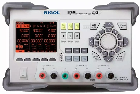 RIGOL DP832A - Цифровой источник питания 195W, 3CH(30V/3A || 30V/3A,5V/3A),1mV/1mA resolution. Ripple



    

        

		

                
        
        
                                                                
            
                
