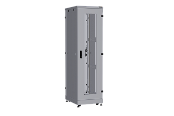 NIKOMAX (TLK) Напольный шкаф TFA-426080-GMMM-R-GY 42U, Ш600хГ800, стеклянная дверь, металлические стенки, металлическая дверь, серый NIKOMAX (TLK) Напольный шкаф TFA-426080-GMMM-R-GY 42U, Ш600хГ800, стеклянная дверь, металлические стенки, металлическая дверь, серый