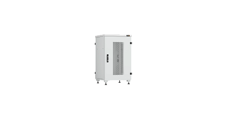 NIKOMAX (TLK) Напольный шкаф TFI-186060-PMMM-R-GY 18U, Ш600хГ600, перфорированная дверь, металлические стенки, перфорированная дверь, серый