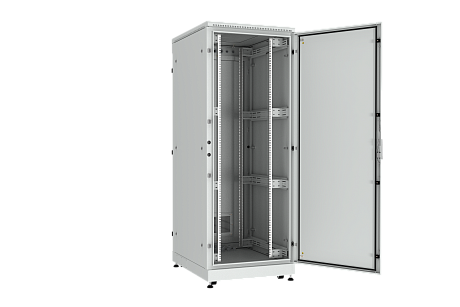 NIKOMAX (TLK) Шкаф напольный TFM-428010-MMMM-GY 42U, Ш800хГ1000, IP54, цельнометаллический, серый