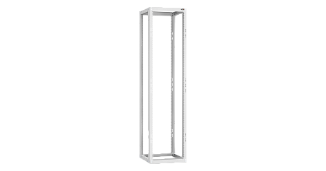 NIKOMAX (TLK) Стойка монтажная TRK-475510-R-GY 47U, Ш550хГ600-1000, двухрамная, раздвижная, серая
