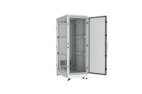 NIKOMAX (TLK) Шкаф напольный TFM-336010-MMMM-GY 33U, Ш600хГ1000, IP54, цельнометаллический, серый