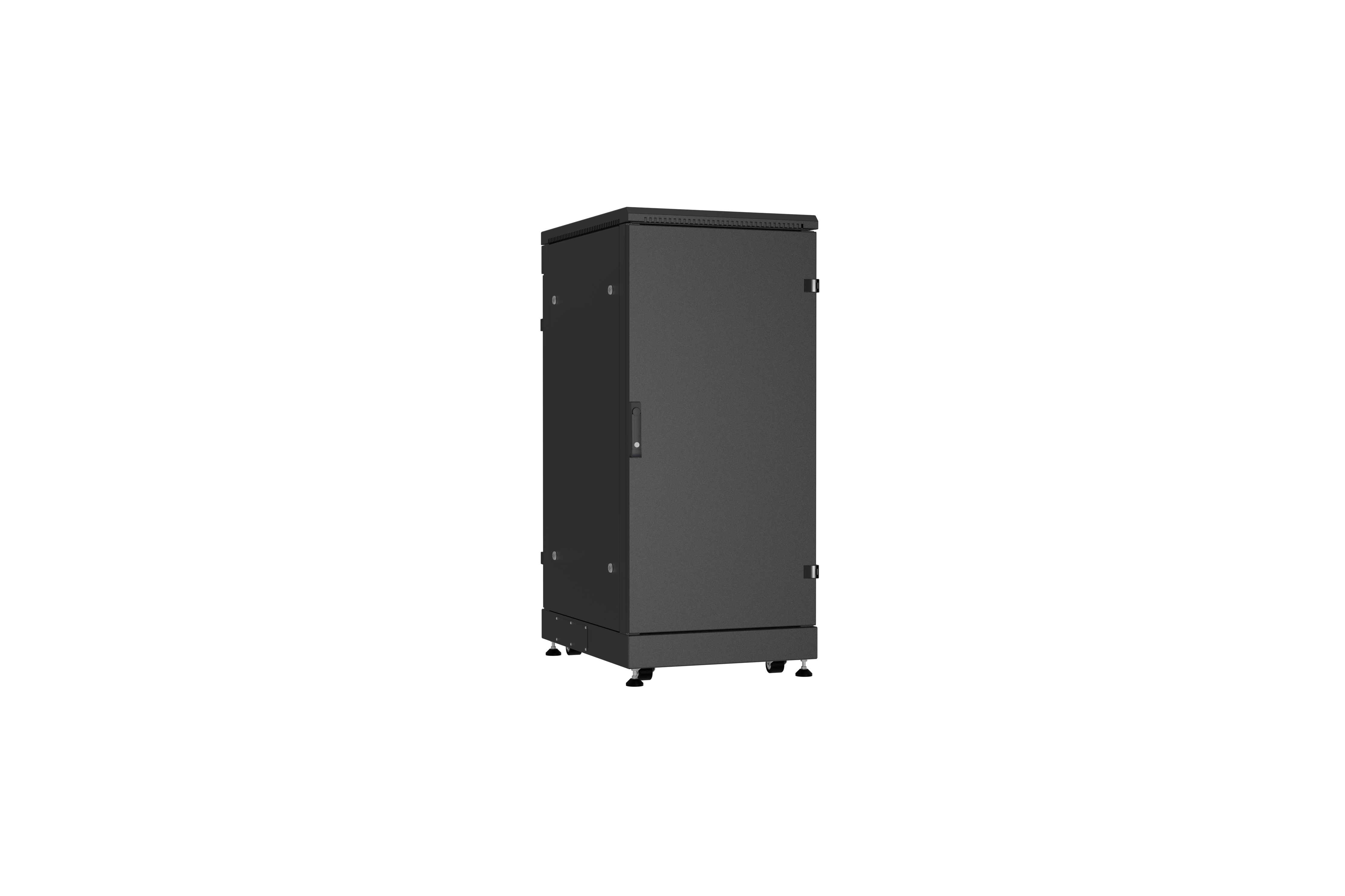 NIKOMAX (TLK) Шкаф напольный TFM-246080-MMMM-BK 24U, Ш600хГ800, IP54, цельнометаллический, черный