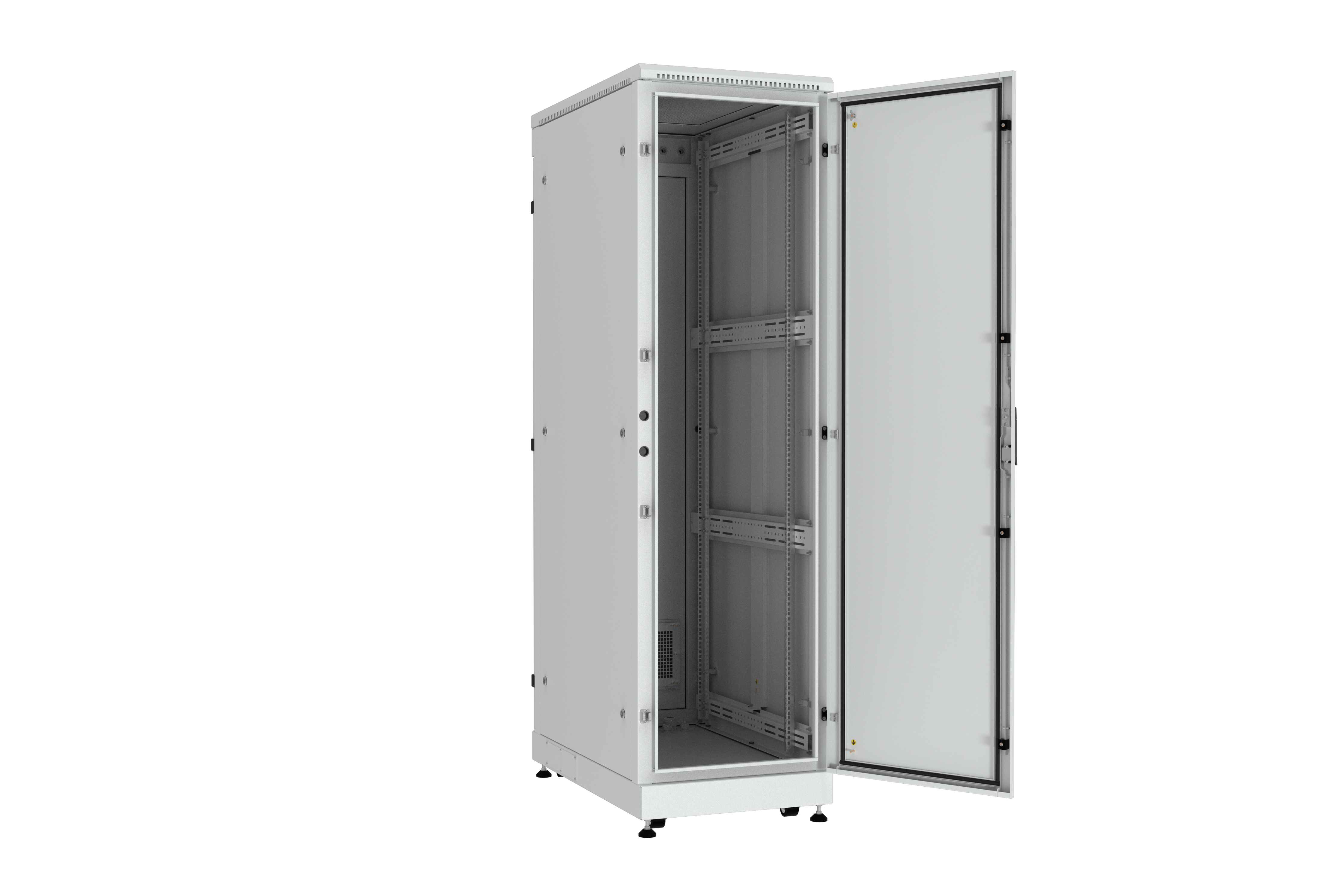 NIKOMAX (TLK) Шкаф напольный TFM-426010-MMMM-GY 42U, Ш600хГ1000, IP54, цельнометаллический, серый