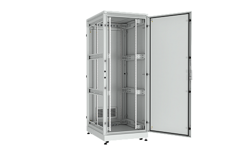 NIKOMAX (TLK) Шкаф напольный TFM-428010-MMMM-GY 42U, Ш800хГ1000, IP54, цельнометаллический, серый