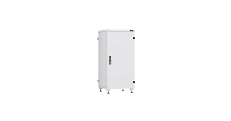 NIKOMAX (TLK) Напольный шкаф TFI-246060-MMMM-R-GY 24U, Ш600хГ600, металлическая дверь, металлические стенки, металлическая дверь, серый