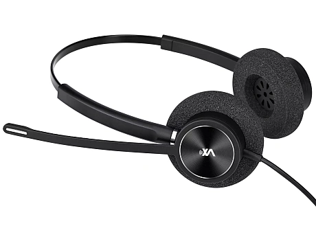 VoiceXpert VXH-300D — гарнитура для офиса (USB, регулировка громкости, Mute, 2 динамика), аналог Plantronics EncorePro 300