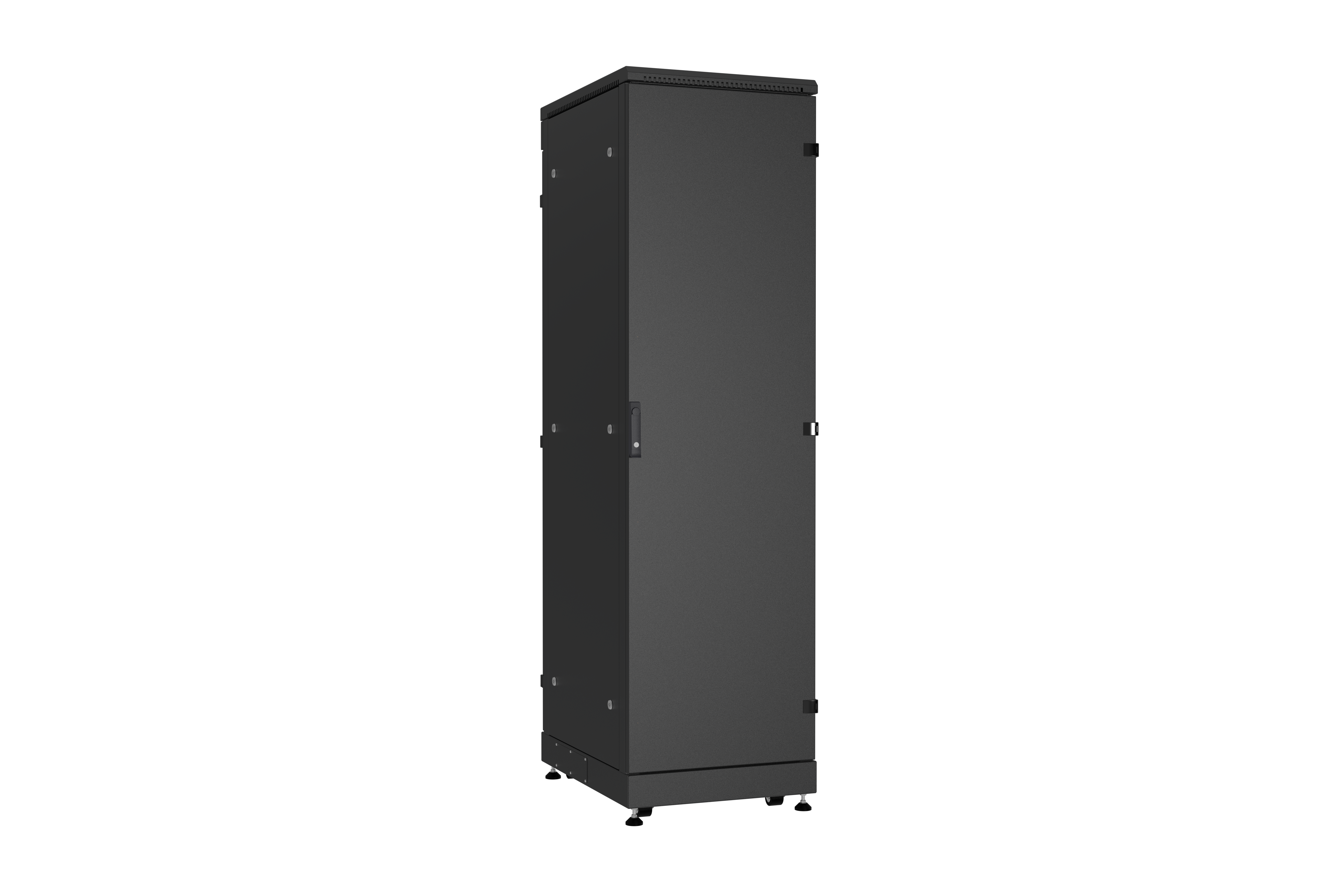 NIKOMAX  (TLK) Шкаф напольный TFM-426080-MMMM-BK 42U, Ш600хГ800, IP54, цельнометаллический, черный