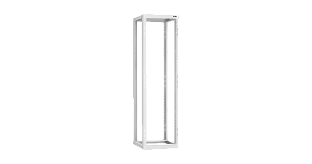NIKOMAX (TLK) Стойка монтажная TRK-425510-R-GY 42U, Ш550хГ600-1000, двухрамная, раздвижная, серая