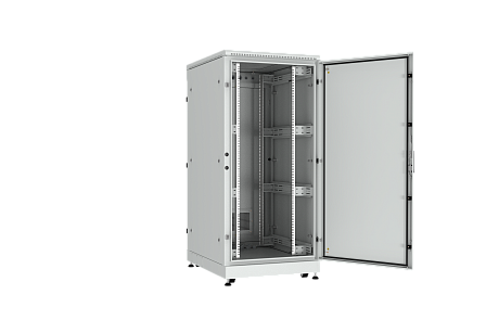 NIKOMAX (TLK) Шкаф напольный TFM-338010-MMMM-GY 33U, Ш800хГ1000, IP54, цельнометаллический, серый