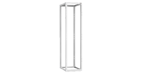 NIKOMAX (TLK) Стойка монтажная TRK-475510-R-GY 47U, Ш550хГ600-1000, двухрамная, раздвижная, серая