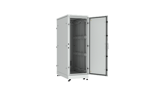 NIKOMAX (TLK) Шкаф напольный TFM-336010-MMMM-GY 33U, Ш600хГ1000, IP54, цельнометаллический, серый